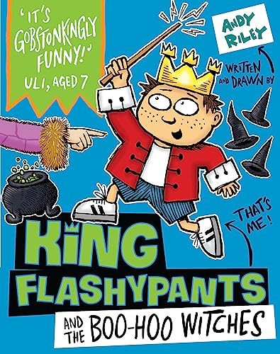 King Flashypants and the Boo-Hoo Witches: Book 4 von Hodder Children's Books