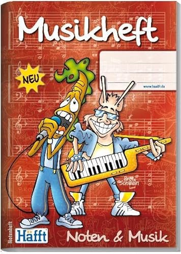 Musik-Häfft (DIN A6): Noten & Musik. Häfft