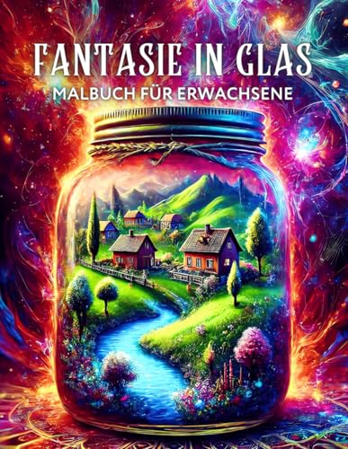 Fantasie in Glas Malbuch für Erwachsene: Verspielte Designs mit verzauberten Welten in Gläsern, Schneekugeln, Trinkgläsern, Kristallkugeln und vielem mehr zur Entspannung Fantasie in Glas Malbuch für Erwachsene: Verspielte Designs mit verzauberten Welten in Gläsern, Schneekugeln, Trinkgläsern, Kristallkugeln und vielem mehr zur Entspannung