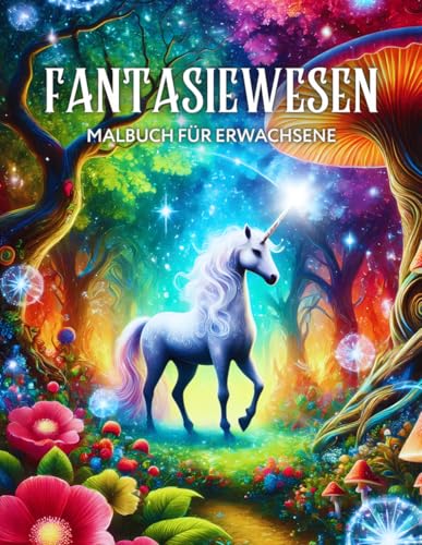 Fantasiewesen Malbuch für Erwachsene: Fantasy Ausmalbuch mit Feen, Drachen, Einhörnern, Meerjungfrauen, Gnomen und vielen anderen magischen Kreaturen Fantasiewesen Malbuch für Erwachsene: Fantasy Ausmalbuch mit Feen, Drachen, Einhörnern, Meerjungfrauen, Gnomen und vielen anderen magischen Kreaturen von Independently published