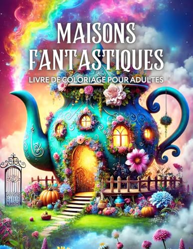 Maisons Fantastiques Livre de Coloriage pour Adultes: Designs fantaisistes avec des demeures magiques de fées et de gnomes pour la détente Maisons Fantastiques Livre de Coloriage pour Adultes: Designs fantaisistes avec des demeures magiques de fées et de gnomes pour la détente von Independently published