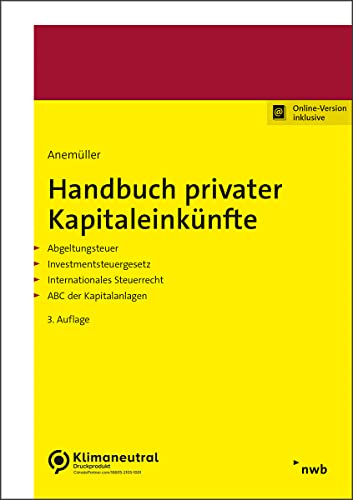 Handbuch privater Kapitaleinkünfte von NWB Verlag