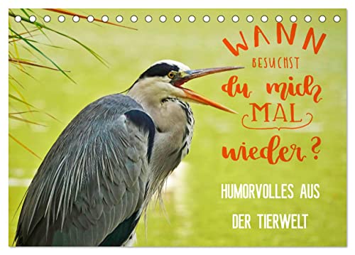 Humorvolles aus der Tierwelt (Tischkalender 2024 DIN A5 quer), CALVENDO Monatskalender von CALVENDO