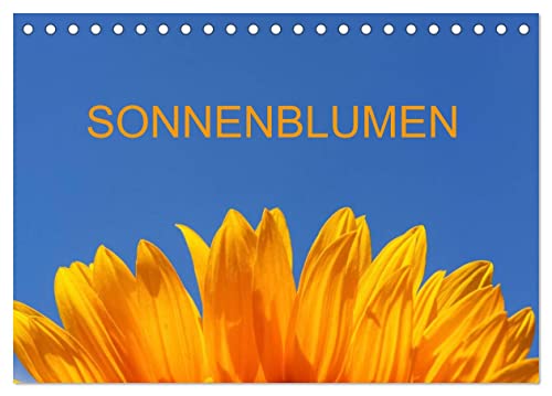 Sonnenblumen (Tischkalender 2024 DIN A5 quer), CALVENDO Monatskalender von CALVENDO