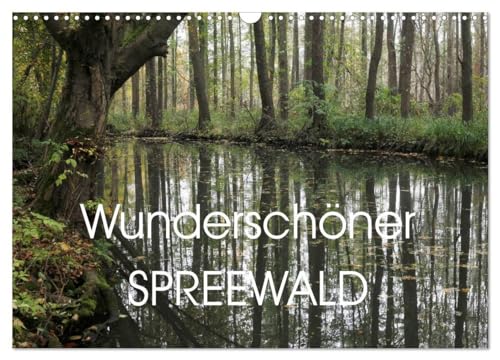 Wunderschöner Spreewald (Wandkalender 2024 DIN A3 quer), CALVENDO Monatskalender: Farbige Bilder der Kulturlandschaft Spreewald von CALVENDO