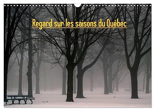 Regard sur les saisons du Québec (Wandkalender 2025 DIN A3 quer), CALVENDO Monatskalender von CALVENDO