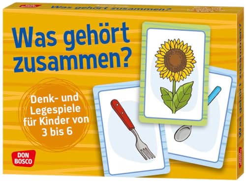 Was gehört zusammen?: Denk- und Legespiele für Kinder von 3 bis 6 von Don Bosco