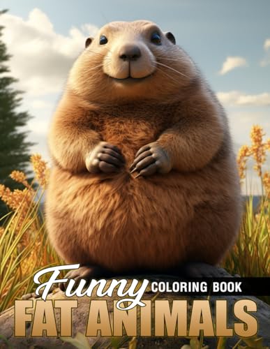 Funny Fat Animals Coloring Book: Plump Animal Adventures to Color and Enjoy Illustrations for Kids Adults Creativity and Playful Relaxation von Independently published