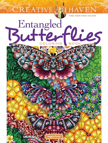Creative Haven Entangled Butterflies Coloring Book (Adult Coloring Books: Insects) von Dover Publications