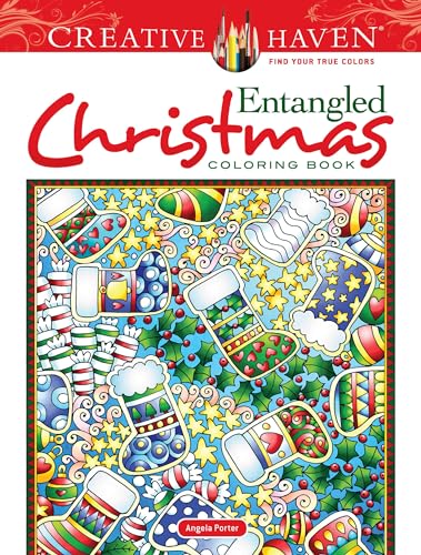 Entangled Christmas Coloring Book (Creative Haven Coloring Books)