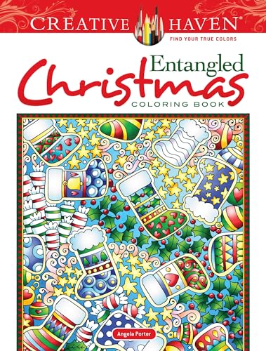 Creative Haven Entangled Christmas Coloring Book (Creative Haven Coloring Books)