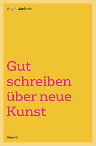 Gut schreiben über neue Kunst Gut schreiben über neue Kunst