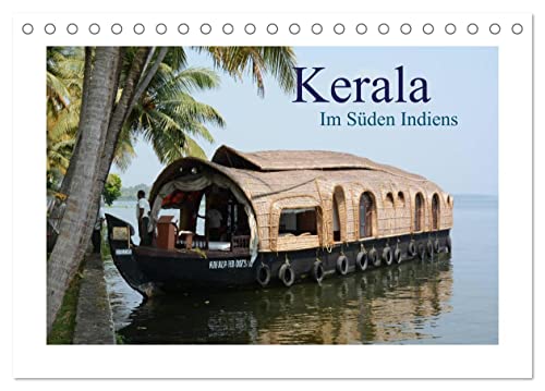 Kerala - Im Süden Indiens (Tischkalender 2024 DIN A5 quer), CALVENDO Monatskalender von CALVENDO