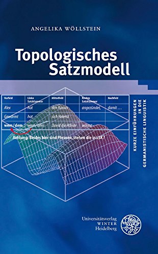 Topologisches Satzmodell (Kurze Einführungen in die germanistische Linguistik - KEGLI, Band 8) von UNIVERSITÄTSVERLAG WINTER GMBH HEIDELBERG