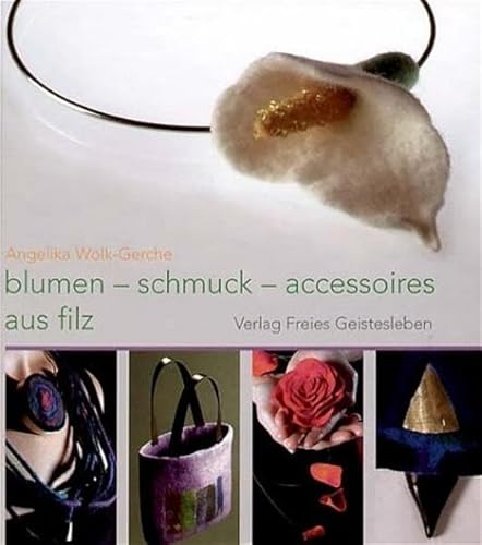Blumen-schmuck-accessoires aus filz