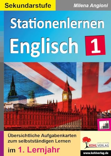 Stationenlernen Englisch / 1. Lernjahr: Übersichtliche Aufgabenkarten zum selbstständigen Lernen Stationenlernen Englisch / 1. Lernjahr: Übersichtliche Aufgabenkarten zum selbstständigen Lernen