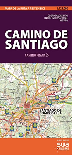 Camino de Santiago (MAPAS PIRENAICOS) von Sua Edizioak