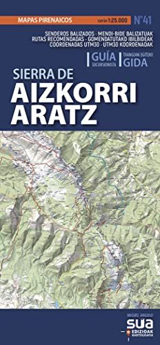 Sierra de Aizkorri - Aratz: (2 ED) (MAPAS PIRENAICOS) von Sua Edizioak