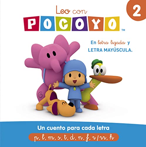 Pocoyó. Lectoescritura - Leo con Pocoyó. Un cuento para cada letra: p, l, m, s, t, d, n, f, r/rr, h: En letra ligada y LETRA MAYÚSCULA (Cuentos infantiles, Band 2) von BEASCOA, EDICIONES