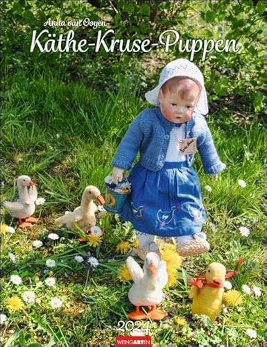 Käthe Kruse Puppen. Fotokalender 2024 mit Nostalgie-Faktor. Jahres-Wandkalender mit 12 Fotos für Sammler und Puppenliebhaber. 30x39cm. Hochformat. von Weingarten