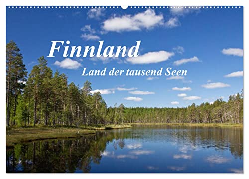Finnland - Land der tausend Seen (Wandkalender 2025 DIN A2 quer), CALVENDO Monatskalender von CALVENDO