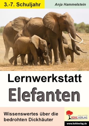 Lernwerkstatt Elefanten: Wissenswertes über die bedrohten Dickhäuter
