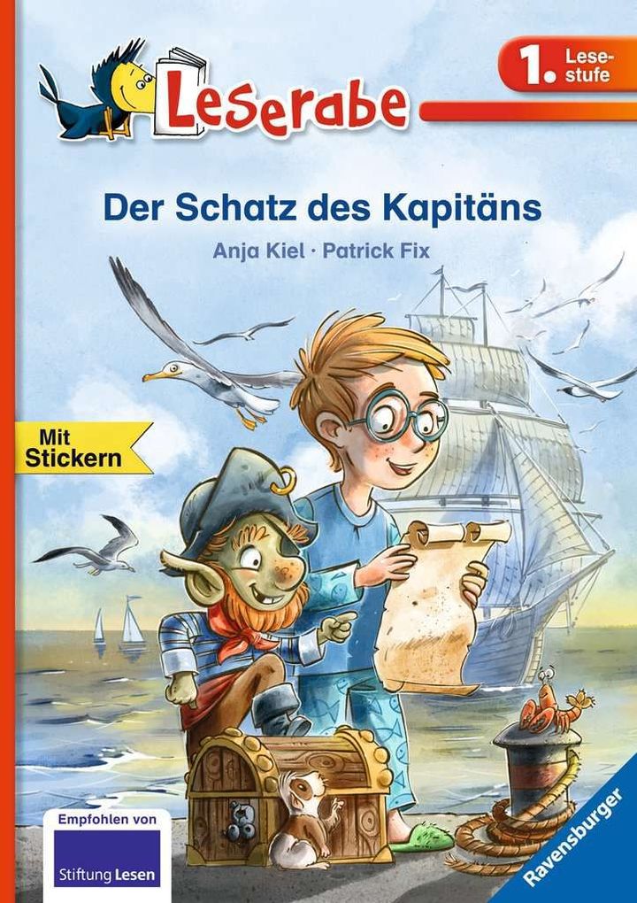 Der Schatz des Kapitäns - Leserabe 1. Klasse - Erstlesebuch für Kinder ab 6 Jahren von Ravensburger Verlag