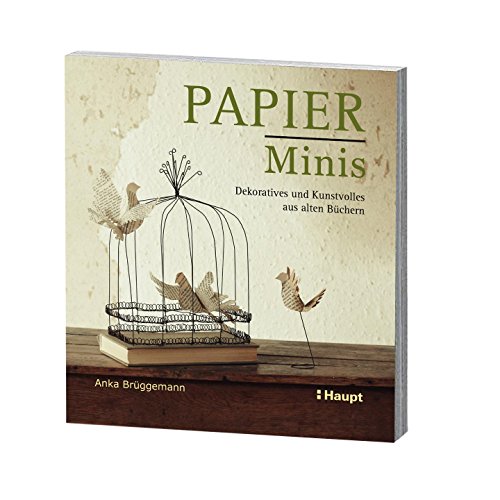 Papier-Minis: Dekoratives und Kunstvolles aus alten Büchern von Haupt Verlag AG