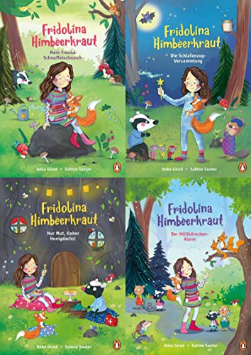 Fridolina Himbeerkraut Band 1-4 plus 1 exklusives Postkartenset