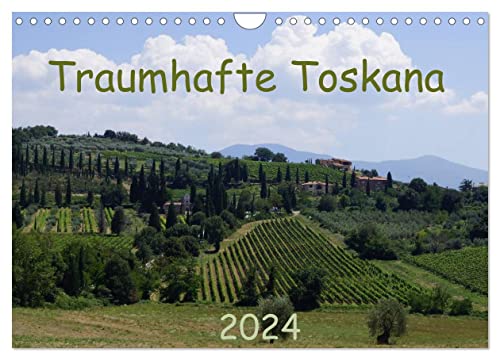 Toskana 2024 (Wandkalender 2024 DIN A4 quer), CALVENDO Monatskalender von CALVENDO