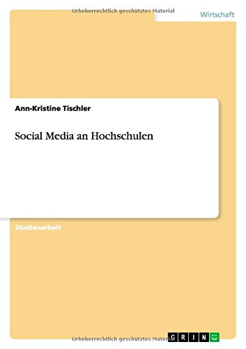 Social Media an Hochschulen von Books on Demand