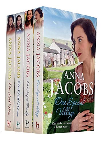 Ellindale Series 4 Books Collection Set By Anna Jacobs (One Quiet Woman, One Kind Man, One Special Village, One Perfect Family)