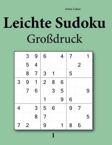 Leichte Sudoku Großdruck 1 von udv