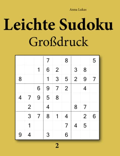 Leichte Sudoku Großdruck 2 von udv