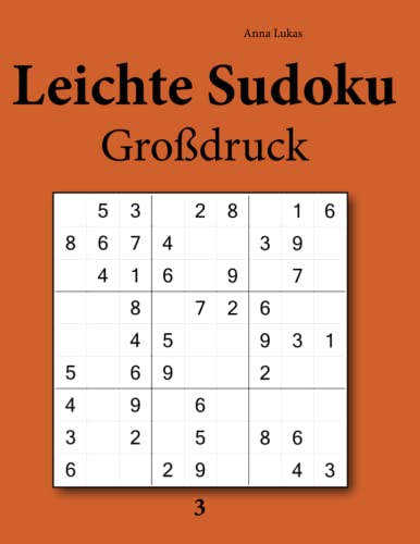 Leichte Sudoku Großdruck 3 von udv