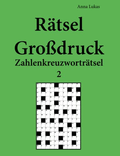 Rätsel Großdruck Zahlenkreuzworträtsel 2