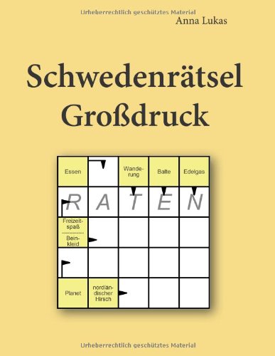 Schwedenrätsel Großdruck von udv