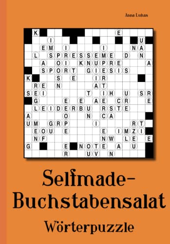 Selfmade-Buchstabensalat: Wörterpuzzle