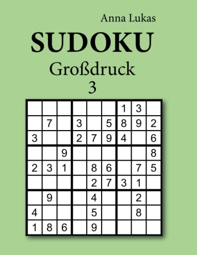 Sudoku Großdruck 3 von udv