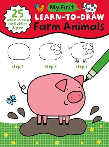 My First Learn To Draw - Farm Animals von North Parade Publishing