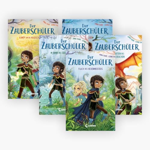 Der Zauberschüler Band 1-3 plus 1 exklusives Postkartenset