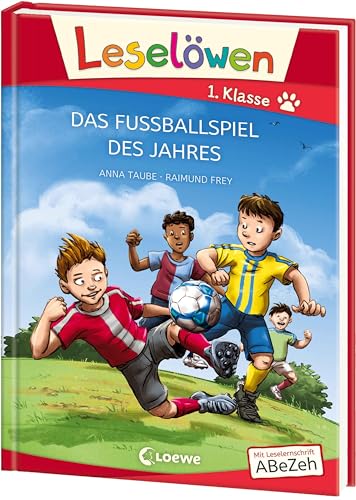Leselöwen 1. Klasse - Das Fußballspiel des Jahres (Großbuchstabenausgabe): Erstlesebuch für Fußballfans ab 6 Jahren Leselöwen 1. Klasse - Das Fußballspiel des Jahres (Großbuchstabenausgabe): Erstlesebuch für Fußballfans ab 6 Jahren