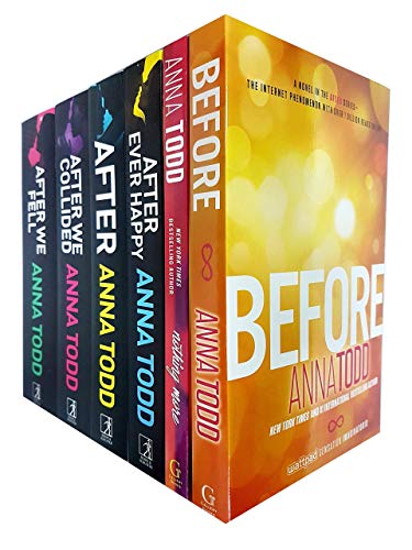 Anna Todd Before And After Series 6 Books Set Collection, Nothing More, After...