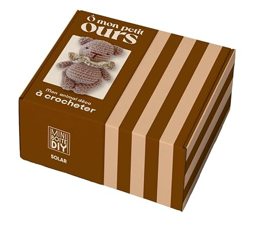Coffret O mon petit ours: Mon animal déco à crocheter - Avec 1 crochet, 1 pelote, 1 aiguille et de la ouate