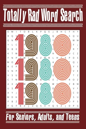 1980s Word Search Puzzle Book: Word Searches with Easy-to-Read Print about 1980s Related Words, 1980s Bands, 1980s Games and More | 6x9 Inches | 50+ ... for Vacations, Holidays, and Free Times von Independently published
