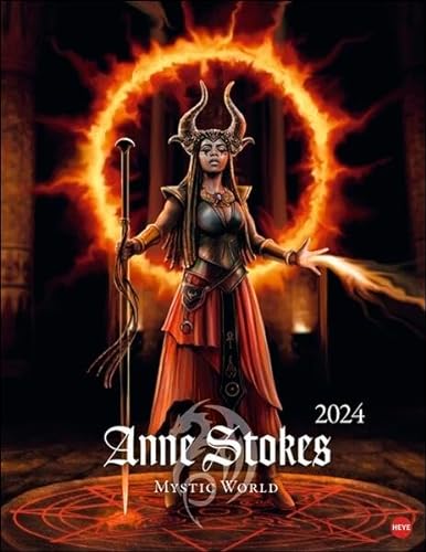 Anne Stokes: Mystic World Posterkalender 2024. Mystische Wesen in einem Wandkalender für Fantasy-Fans. Kalender im Format 34 x 44 cm. von Heye