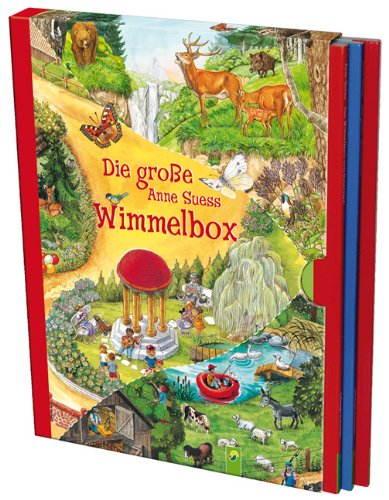 Die große Anne Suess Wimmelbox: 3 Wimmelbücher im Schuber