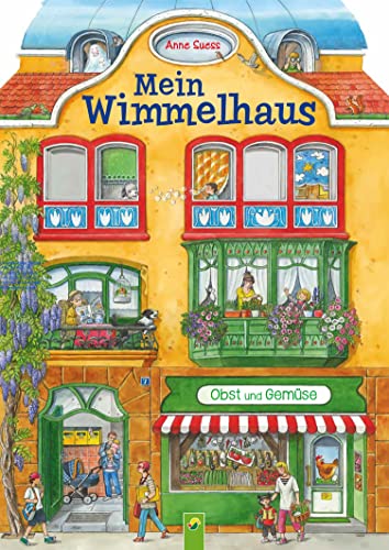 Mein Wimmelhaus. Liebevoll illustriert von Anne Suess: Wimmelbuch mit Rätselspaß. Bilderbuch für Kinder ab 3 Jahren (Wimmelbücher, Band 1)