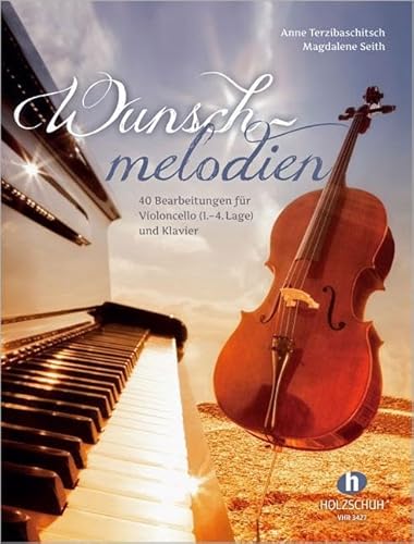 Wunschmelodien Mappe für Violoncello + Klavier: Mappe mit Klavier- und Cellostimme