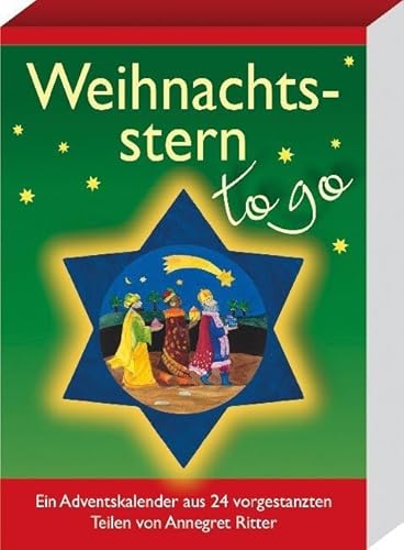 Weihnachtsstern - to go: Ein Adventskalender aus 24 vorgestanzten Teilen (Adventskalender für Erwachsene: zum täglich Basteln) von Kaufmann Ernst Vlg GmbH